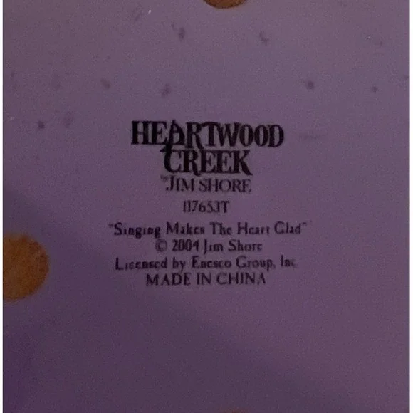 Heartwood Creek Retired 2004 Jim Shore Singing Makes The Heart Glad 13" Angel - Picture 15 of 15